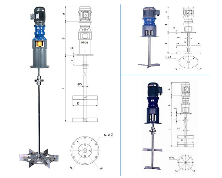 China Portable Small High Viscosity Liquid Mixer for Liquid Soap