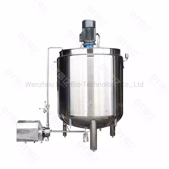 Бак для смешивания порошка Бак для смешивания из нержавеющей стали Емкость из нержавеющей стали с мешалкой