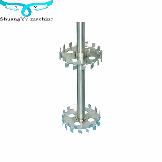 Высокоскоростной смеситель для жидкого мыла с диспергатором и пневматическим ходом.